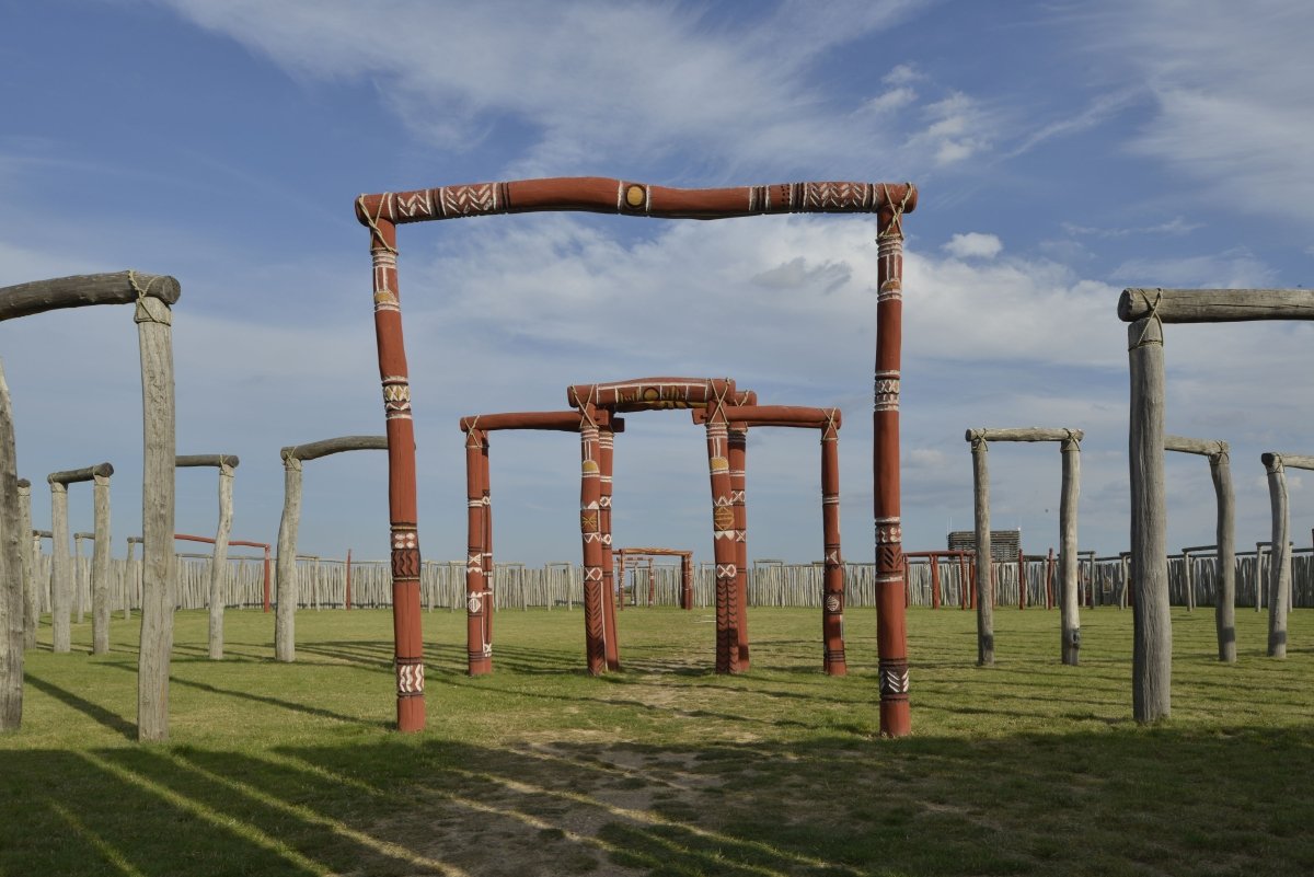 Impression des Innenraums des Ringheiligtums Pömmelte. © Landesamt für Denkmalpflege und Archäologie Sachsen-Anhalt, Juraj Lipták.