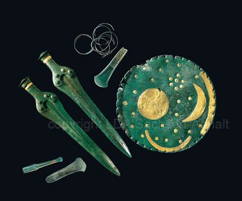 The Nebra Hoard. © State Office for Heritage Management and Archaeology Saxony-Anhalt, Juraj Lipták.